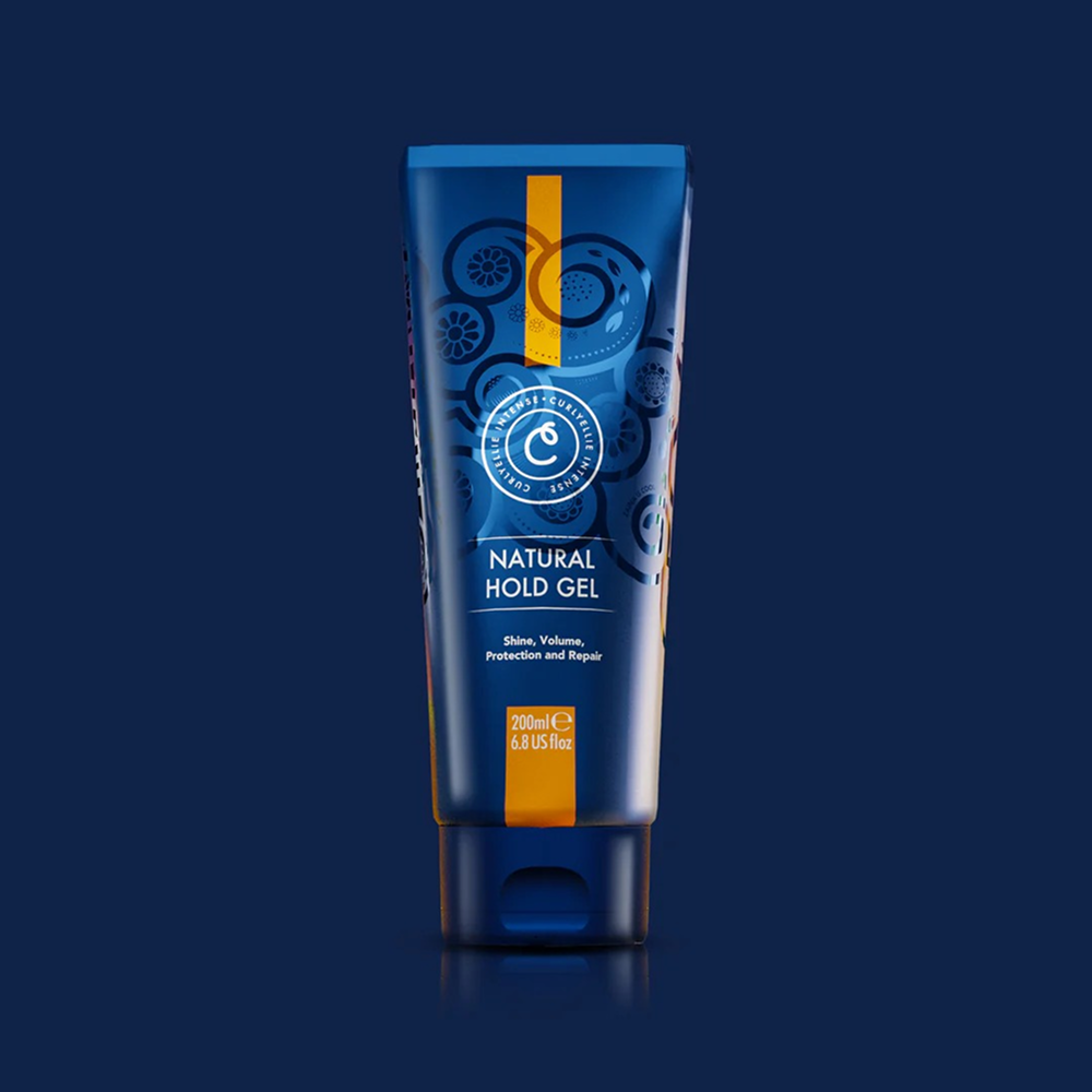 CurlyEllie Intense Natural Hold Hair Gel 200ml-Gel-Beauty and hair supply