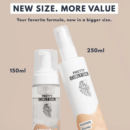 Pretty Curly Girl Flaxseed Styling Foam