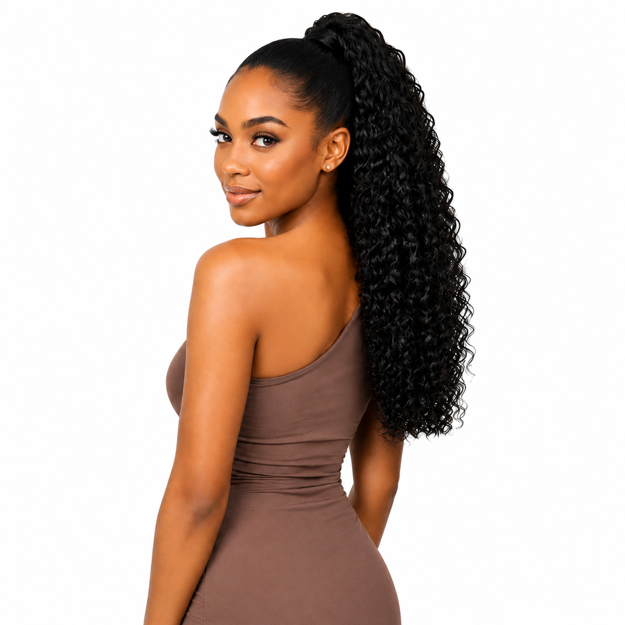 Kuknus Synthetic Chad Girl Ponytail 20"