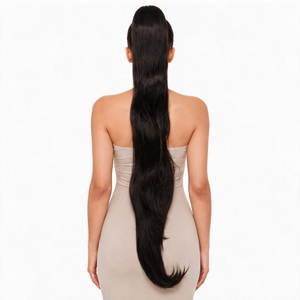 Kuknus Synthetic Bombay Girl Ponytail 32"