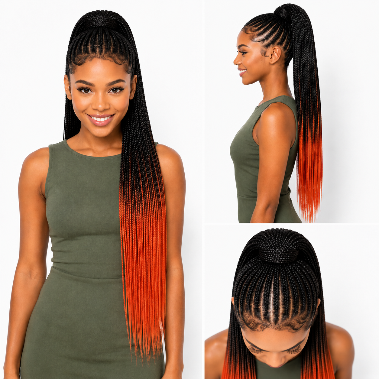 X-Pression 2X Pre-Stretched Synthetic Braids 24"