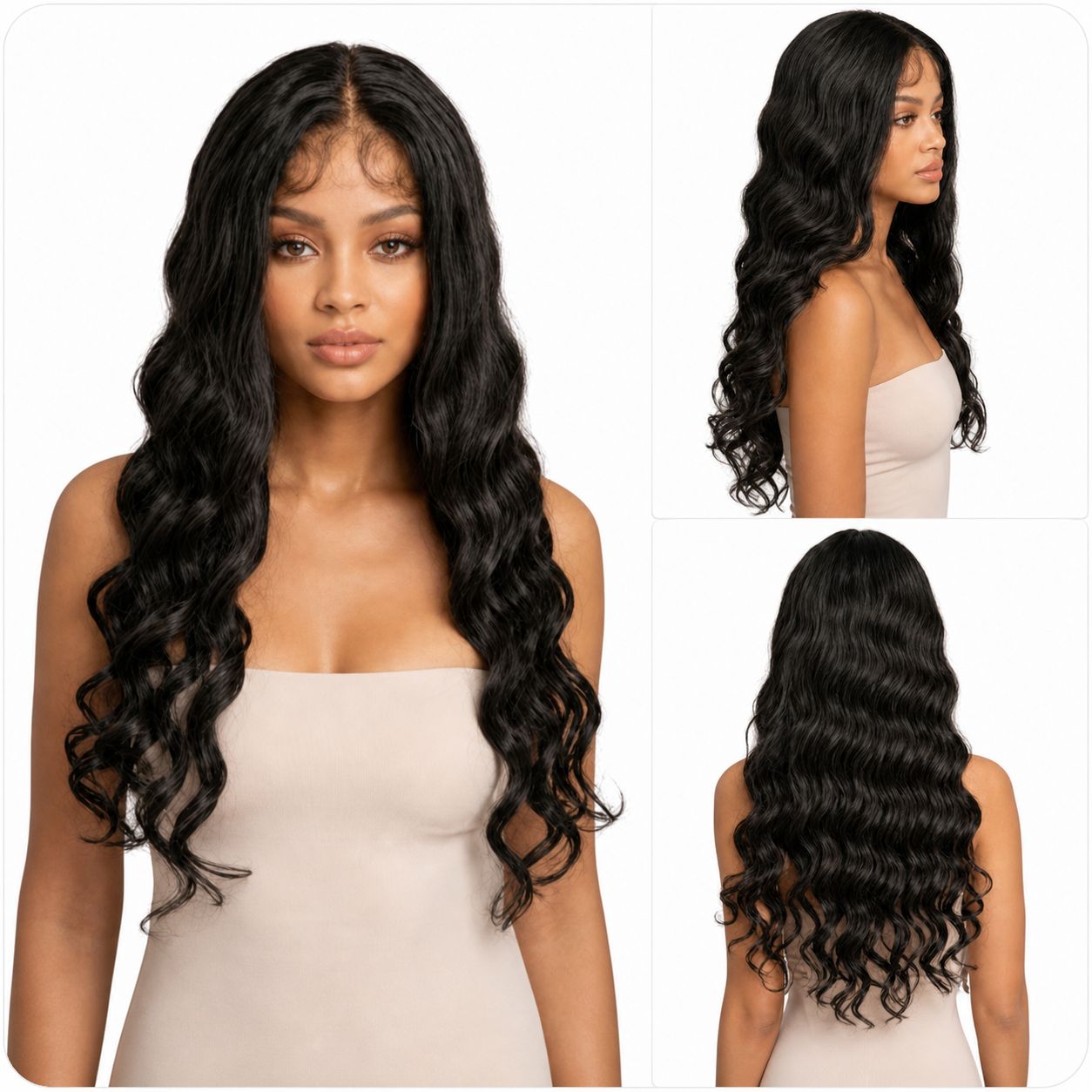 Kuknus Amara Lace Front Wig - Super Volume, Natural Baby Hairline