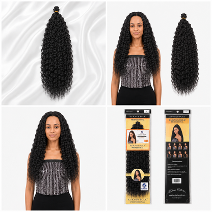 Kuknus Brazilian Bulk Synthetic Braids Hair 20"