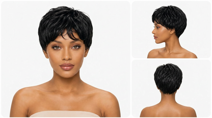 Wigoddess Style  Annie Synthetic Lace With Front Wig Short Bob