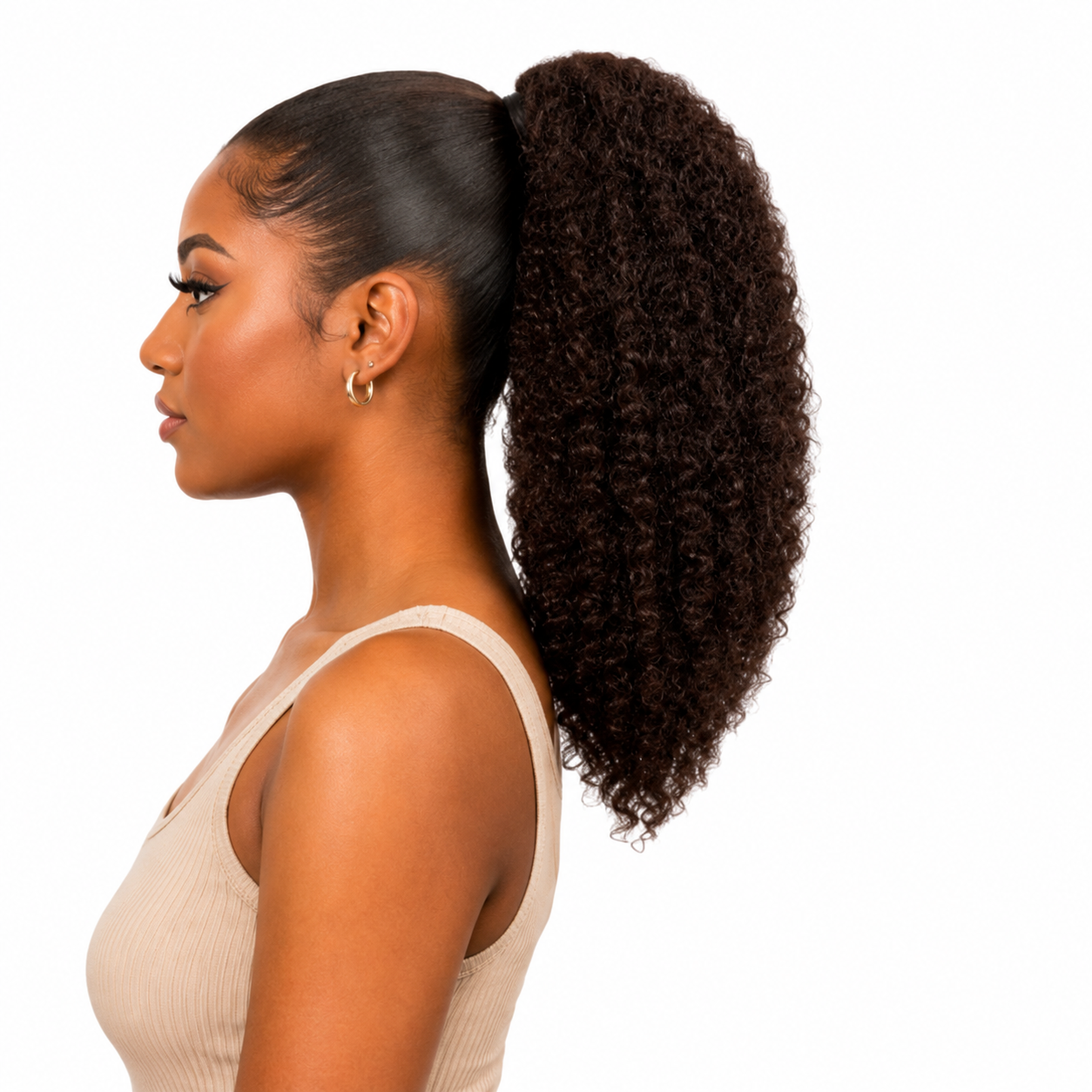 Kuknus Ponytail Style Big Afro Puff