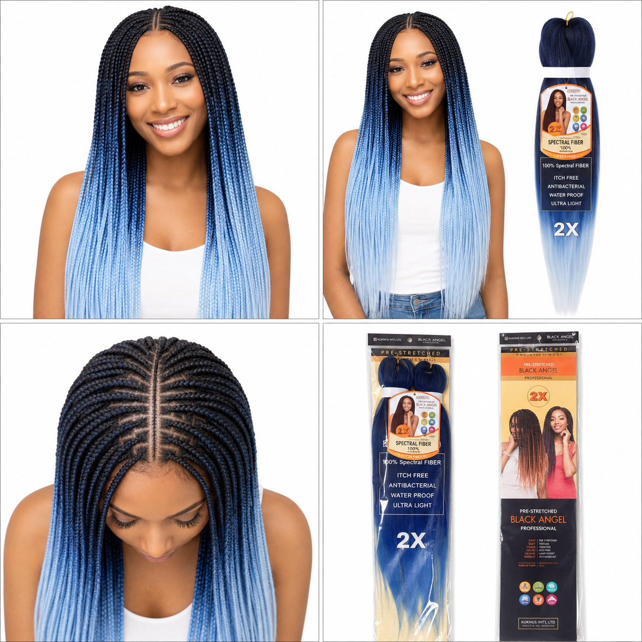 Kuknus Braids 2x Value Pack Pre-Stretched 26"