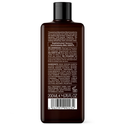 Bali Curls Gents Bodywash Sandalwood Leather 7 200ml