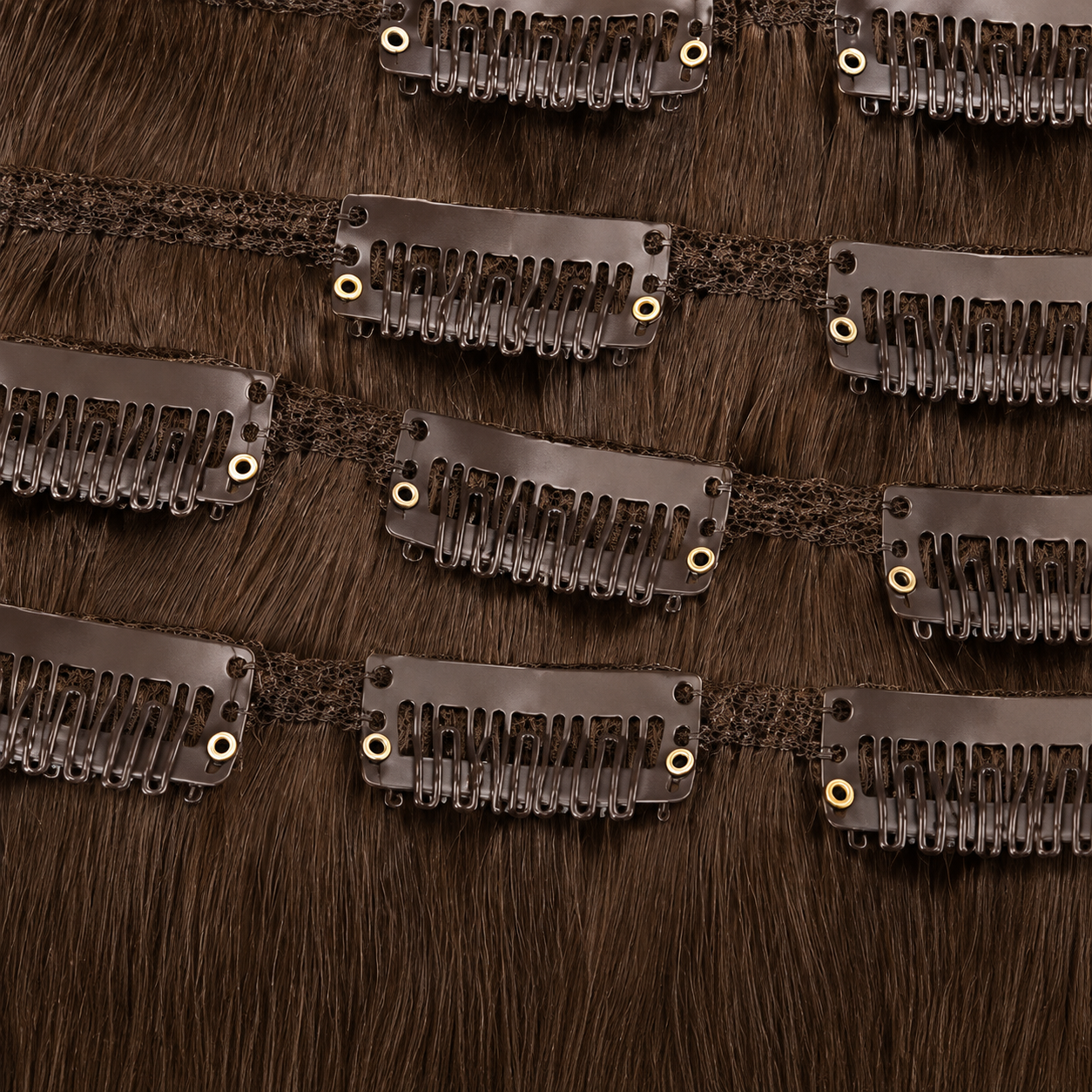Darbro Doja Silk Press Straight Clip-In Synthetic Hair Extensions 18"