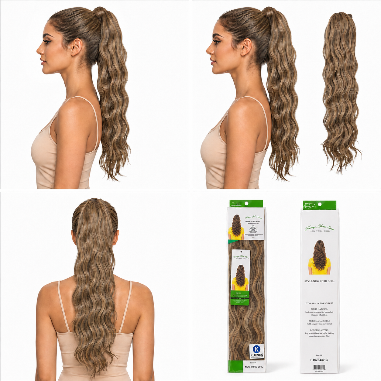 Kuknus Ponytail Style New York Girl