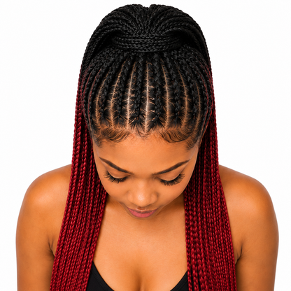 X-Pression Pre-Stretched Braiding Hair 2X Pack, 24"