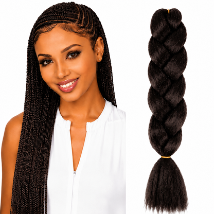 X-Pression Ultra Braids Non-Stretched Kanekalon Braiding Hair 82"