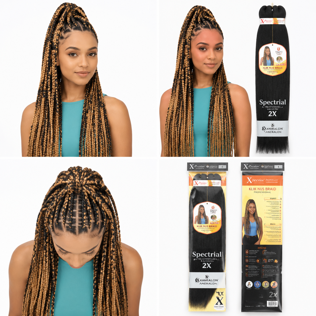 Kuknus Braids 2x Value Pack Pre-Stretched 26"