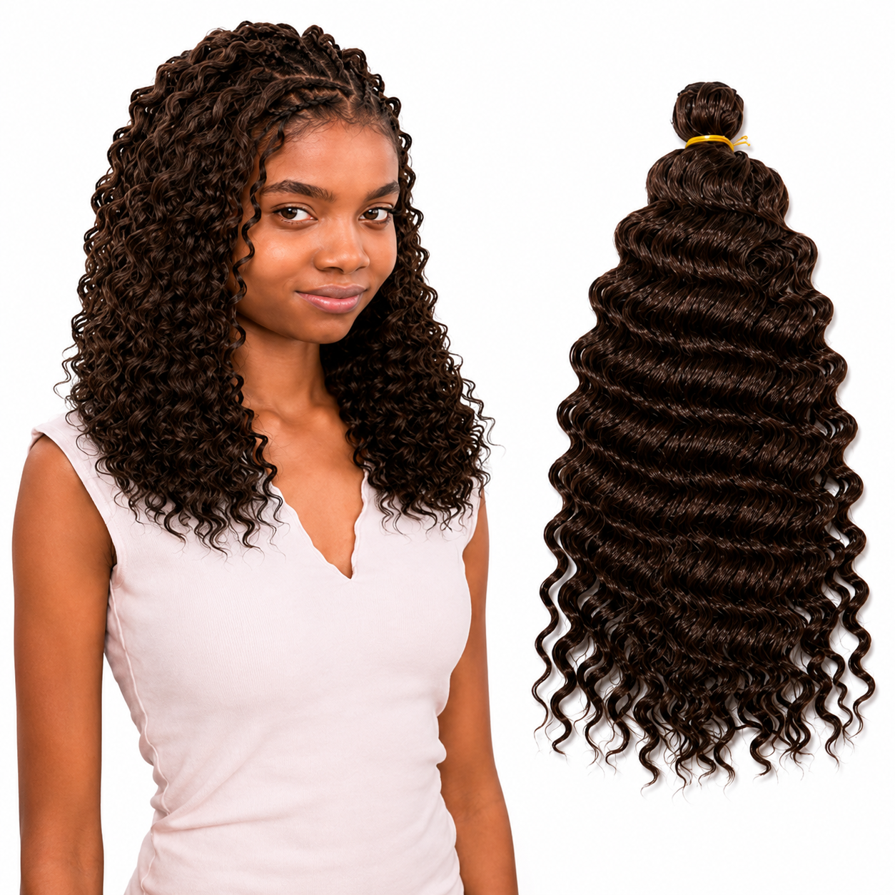 Kuknus Synthetic Baby Deep Twist Bulk 14"