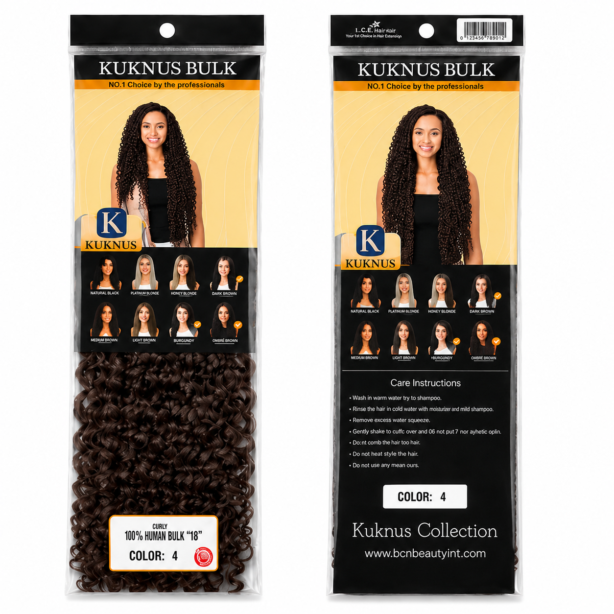 Kuknus Water Bulk Synthetic Braiding Hair, 20"
