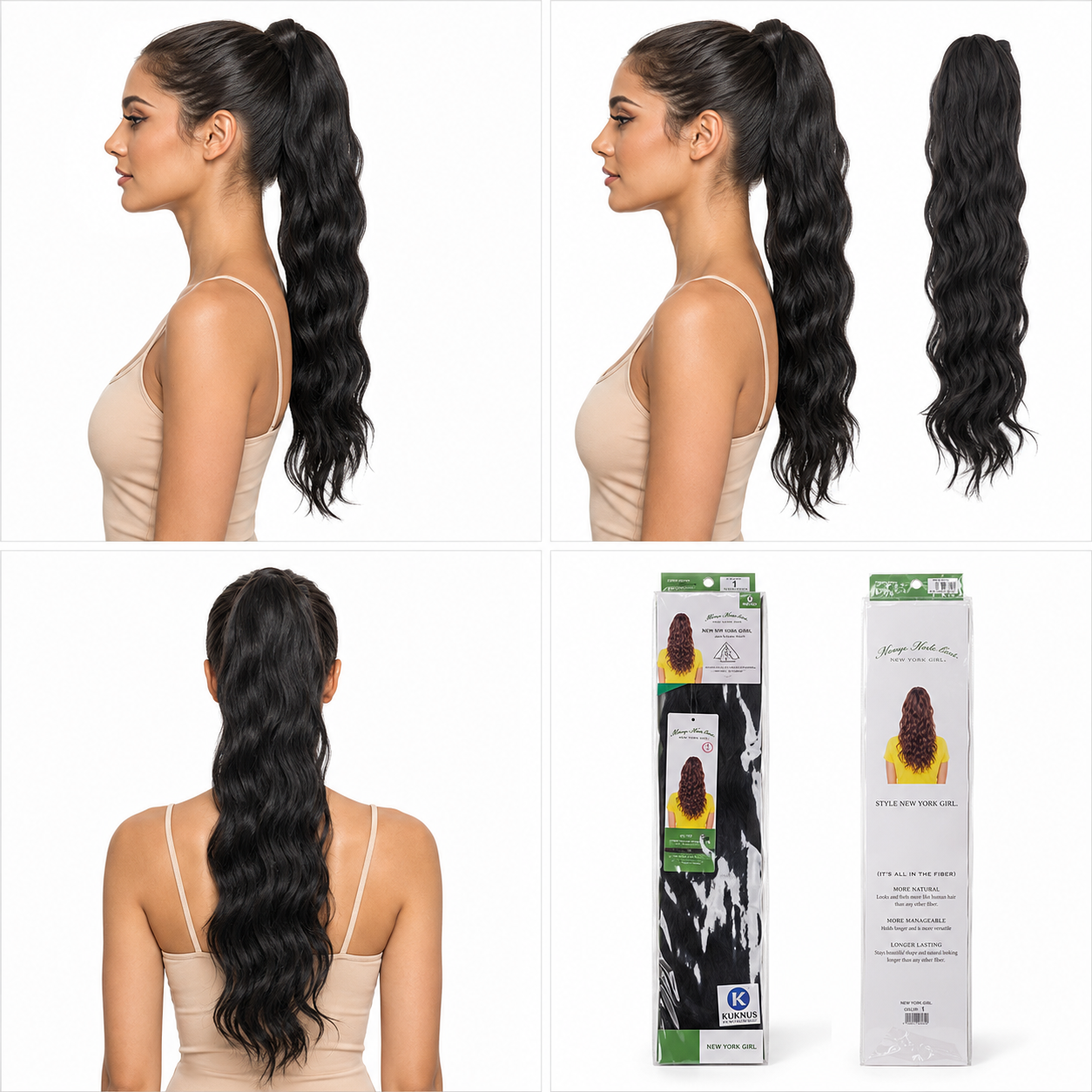 Kuknus Ponytail Style New York Girl