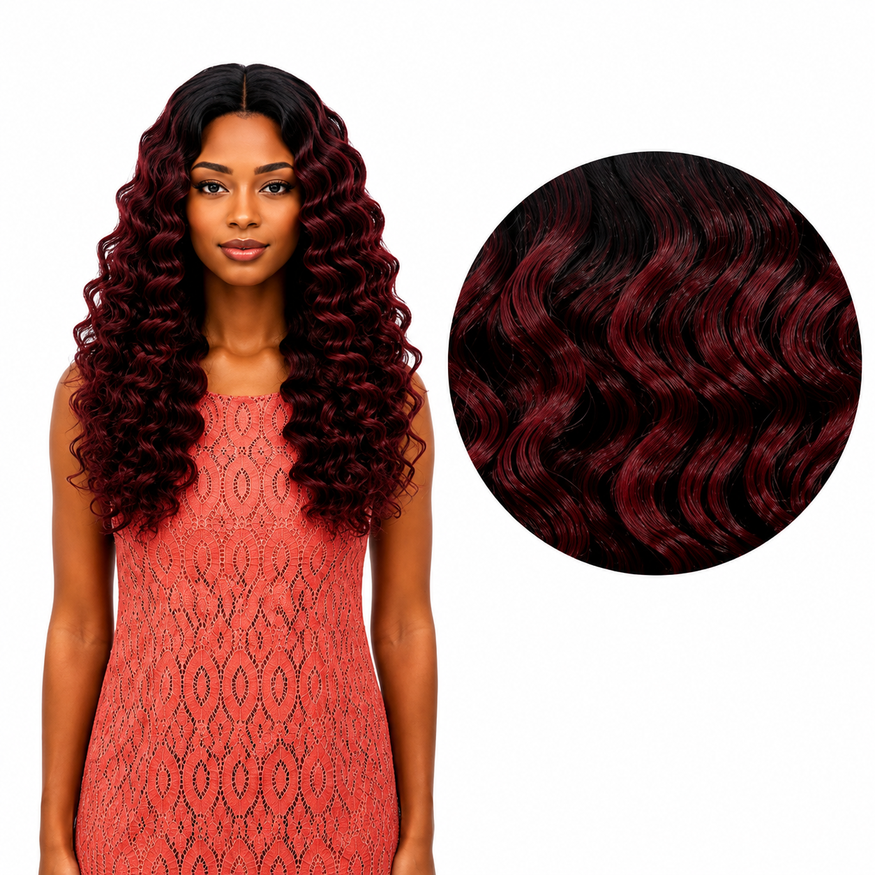 Sleek Fashion Idol 101 Synthetic Classic Brazilian Hair Peru Natural Weave 18"