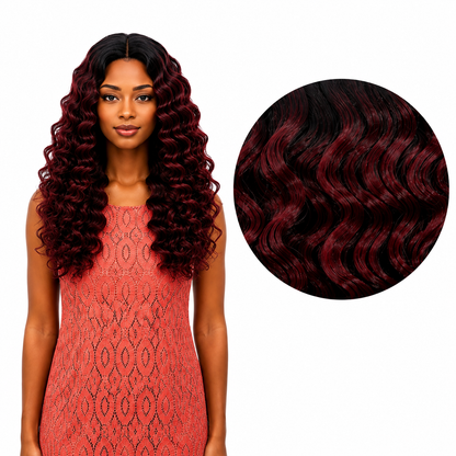 Sleek Fashion Idol 101 Synthetic Classic Brazilian Hair Peru Natural Weave 18"