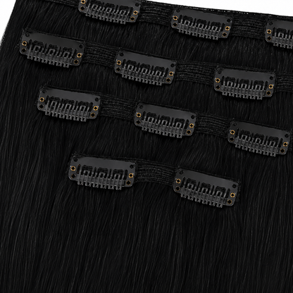 Darbro Doja Silk Press Straight Clip-In Synthetic Hair Extensions 22"