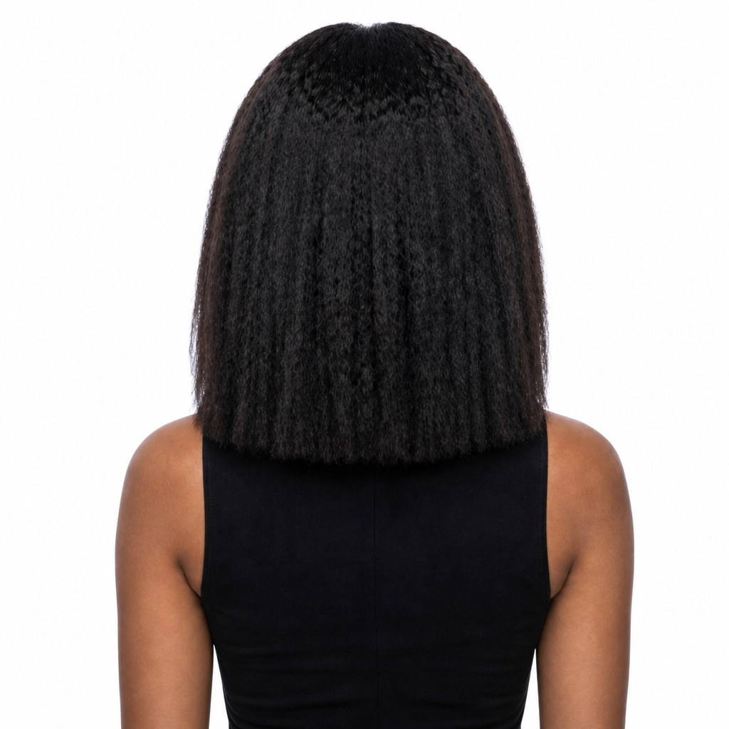 Ei Brazilian 100% Unprocessed Virgin Human Hair Style: Kinky Straight (Natural Color)