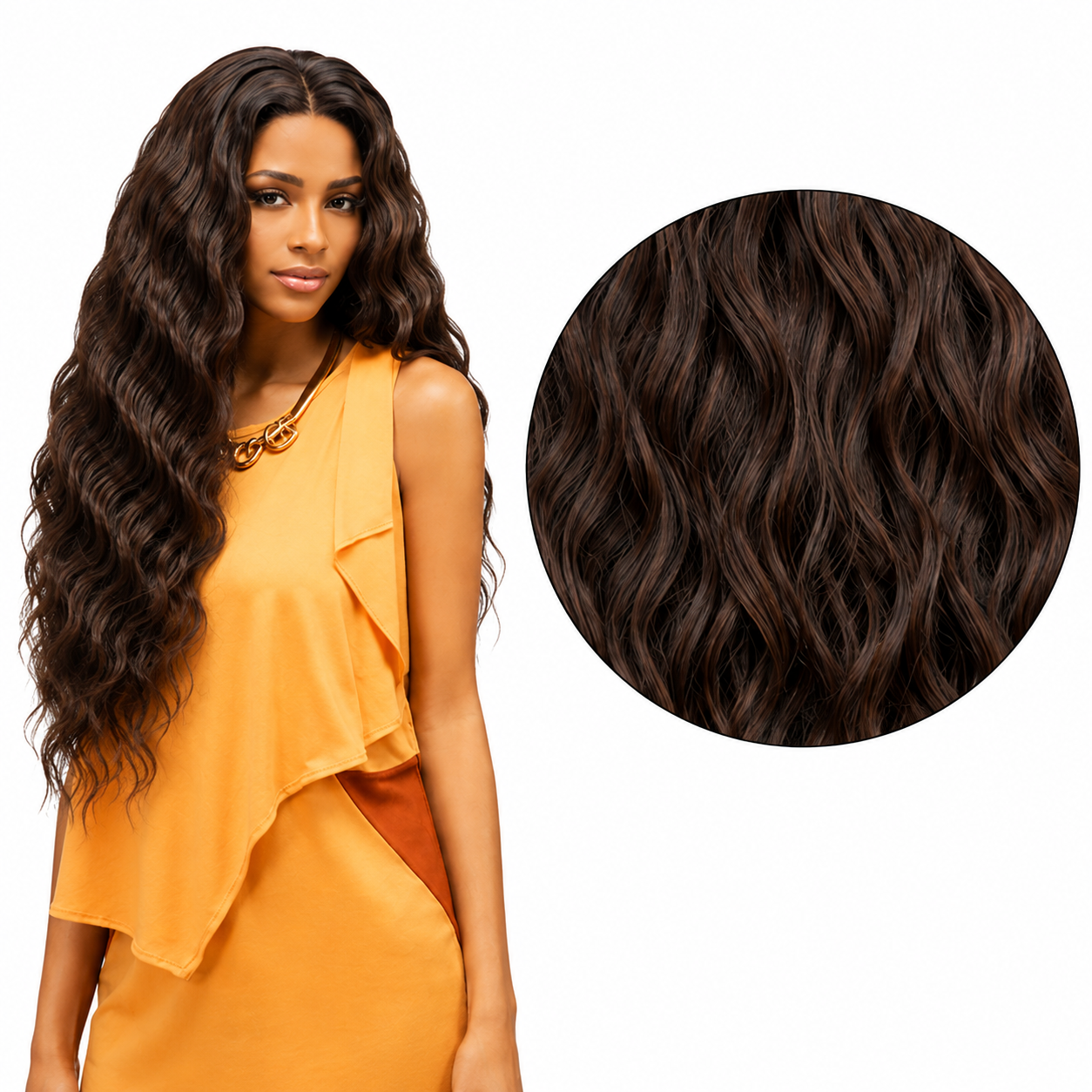Sleek Fashion Idol 101 Synthetic Classic Brazilian Hair Rio Natural Weave 18"