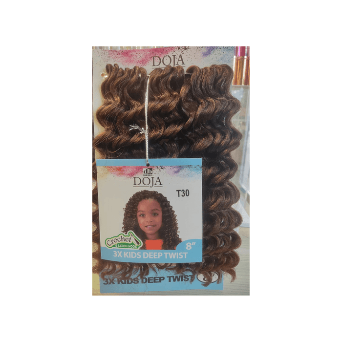 Darbro 3X Kids Deep Twist Crochet & Latch Hook 8'' - Beauty and Hair Supply