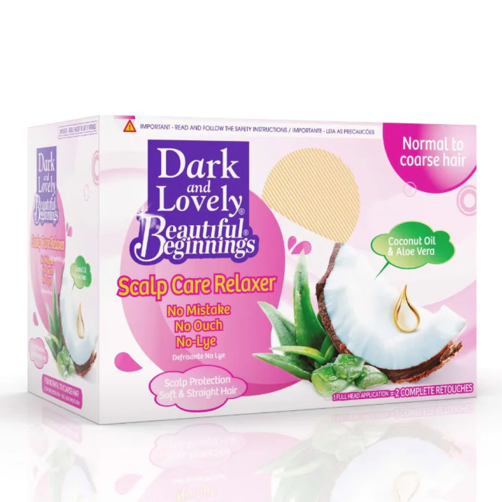 Dark &amp; Lovely Beautiful Beginnings No-Lye Relaxer Kit Regular-All-Beauty and hair supply