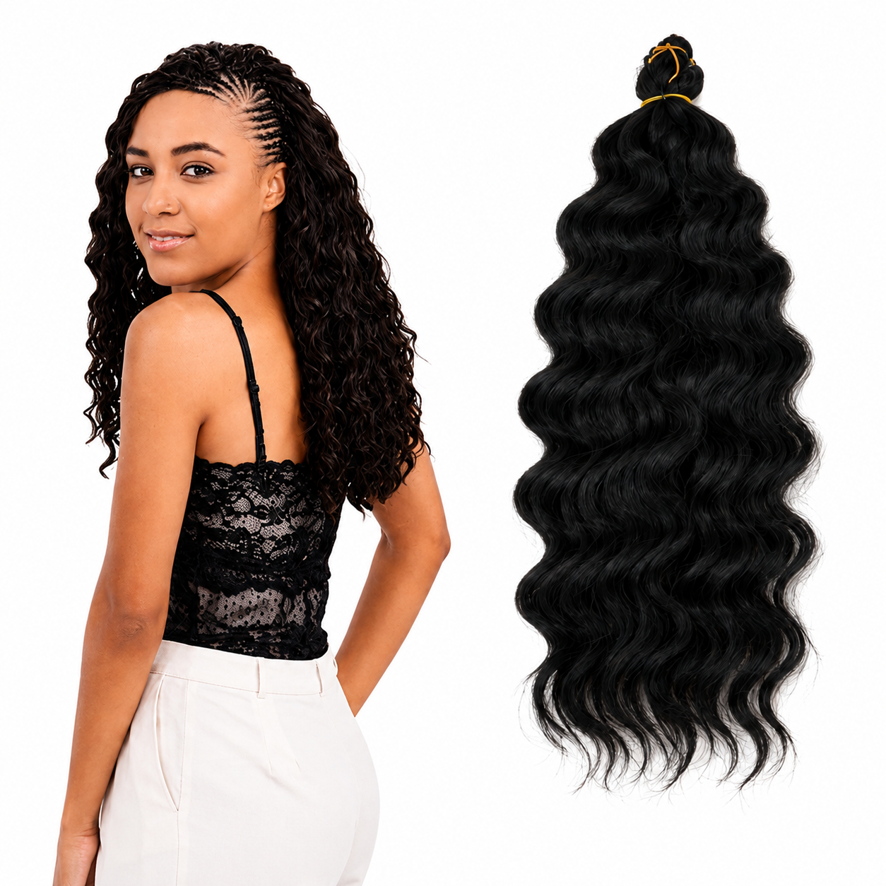 Kuknus Synthetic Carribean Bulk Braids 20"
