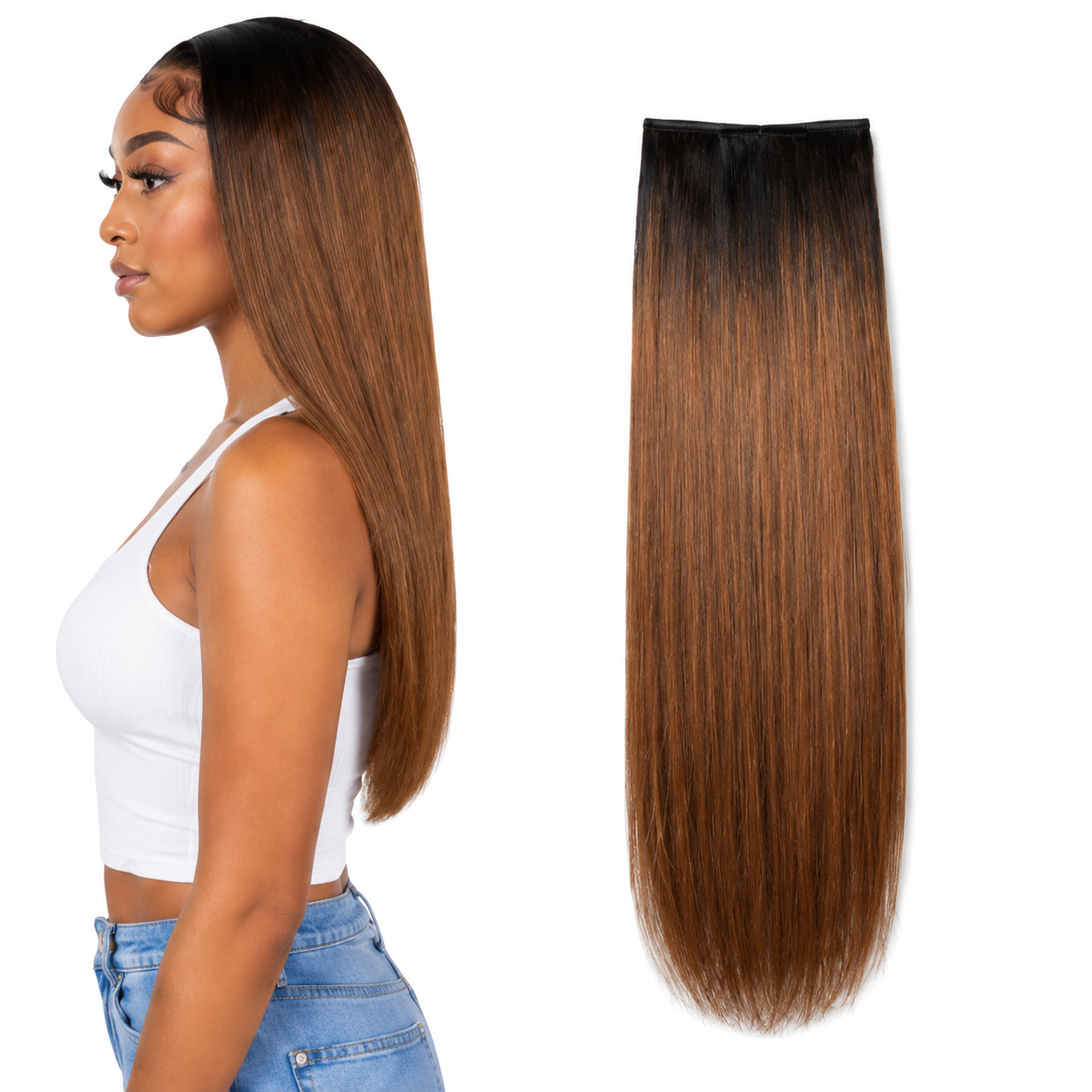 Ei Brazilian Unprocessed Straight Human Hair Wave