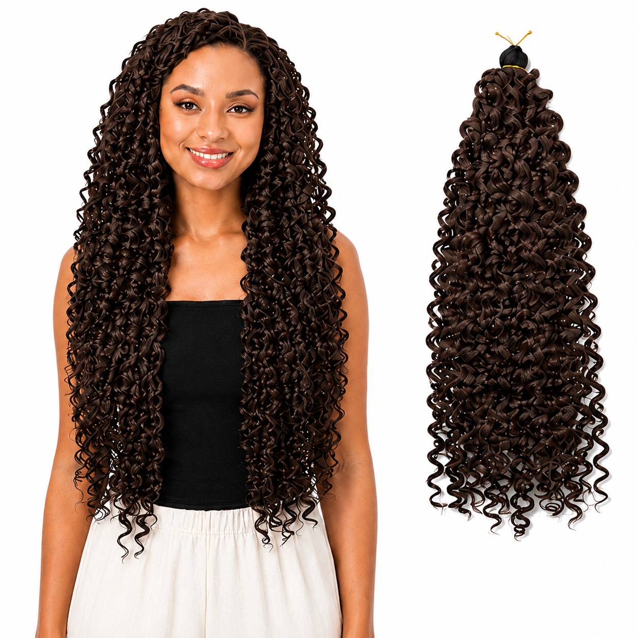 Kuknus Water Bulk Synthetic Braids 20"