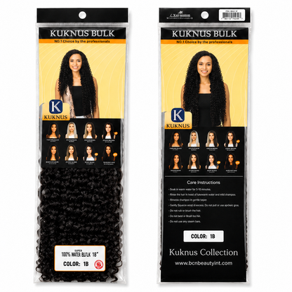 Kuknus Water Bulk Synthetic Braiding Hair, 20"