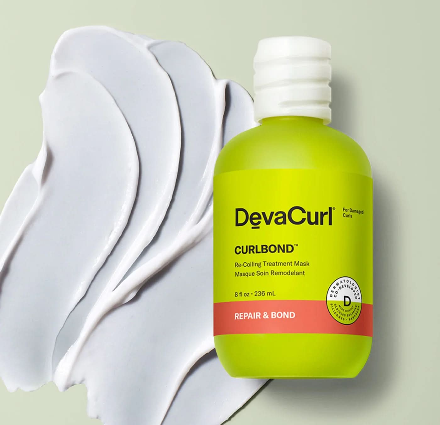 DevaCurl Curl Bond Re-Coiling Treatment Mask 8oz-Hair Mask-Beauty and hair supply