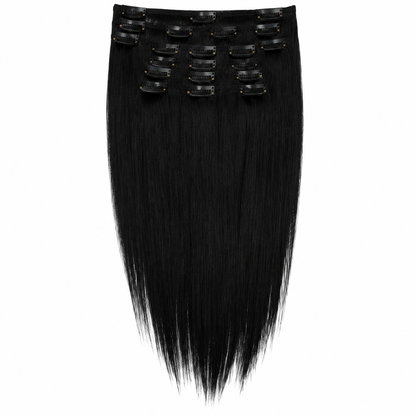 Darbro Doja Synthetic Silk Press Straight Clip-In Hair Extensions 18"
