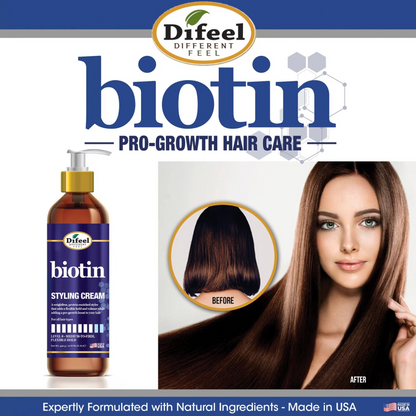 Difeel Biotin Styling Cream 12oz-All-Beauty and hair supply