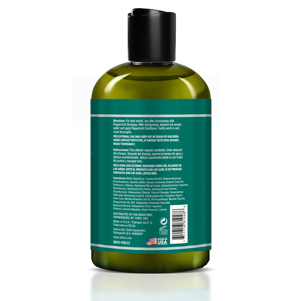 Difeel Peppermint Scalp Care Conditioner 12oz-All-Beauty and hair supply