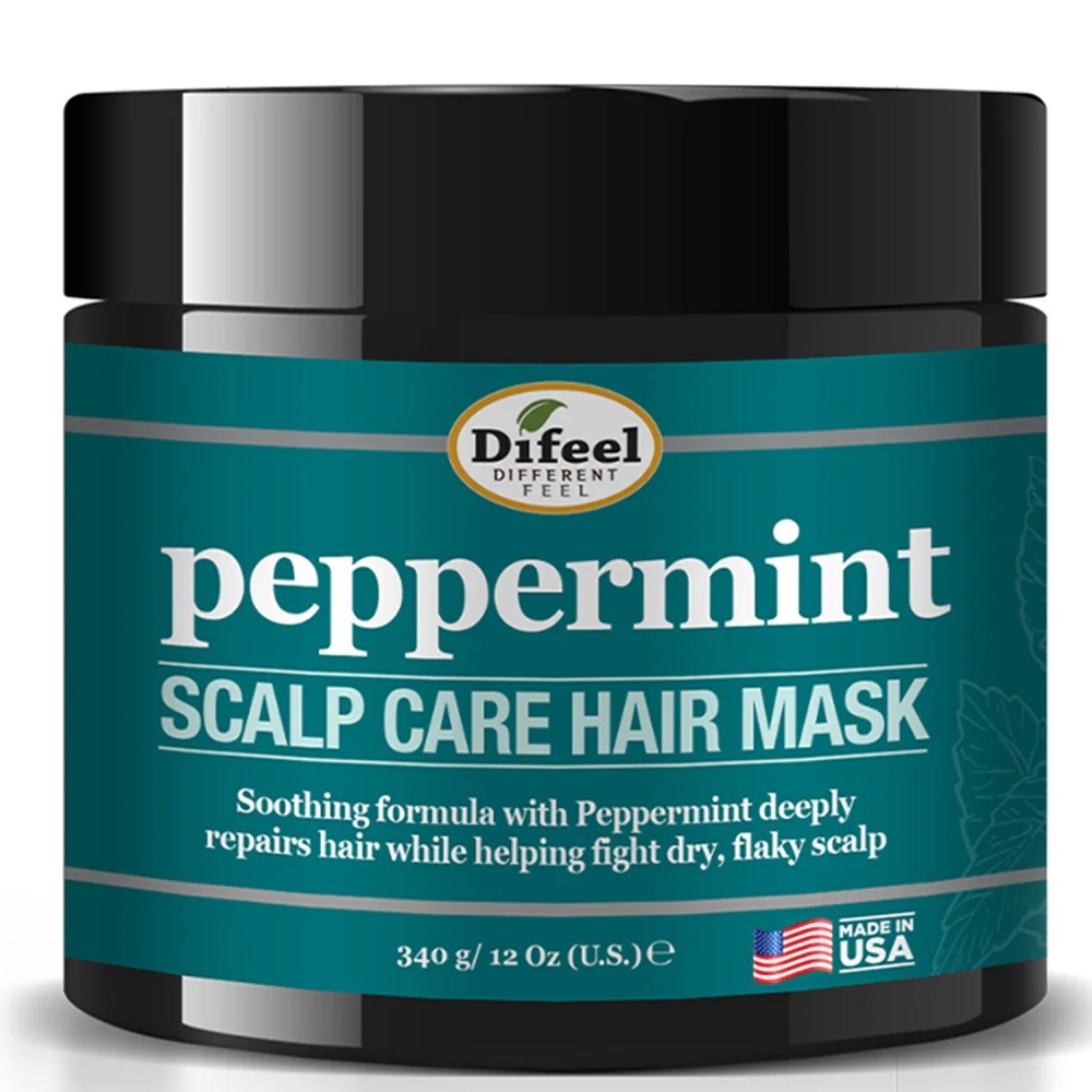 Difeel Peppermint Scalp Care Mask 12oz-All-Beauty and hair supply