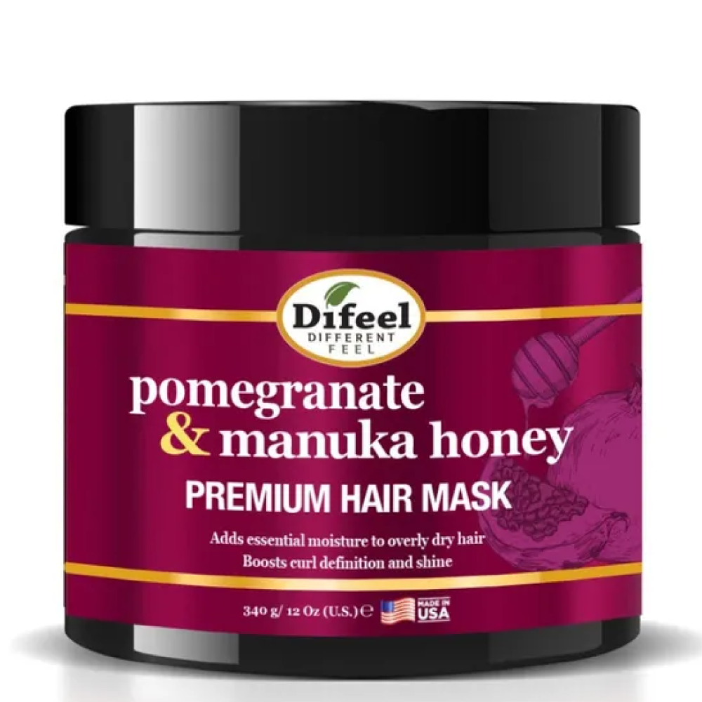 Difeel Pomegranate Manuka Honey Hair Mask 12oz-All-Beauty and hair supply