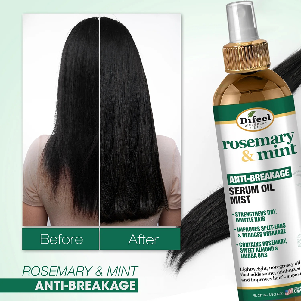 Difeel Rosemary Mint Anti-Breakage Serum Oil Mist 8oz-All-Beauty and hair supply
