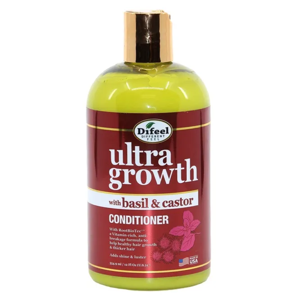 Difeel Ultra Growth Basil Castor Conditioner 12oz-All-Beauty and hair supply