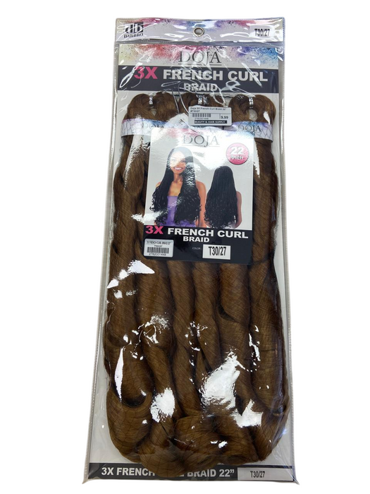 Doja 3X French Curl Braid 22 inches - Beauty and Hair Supply