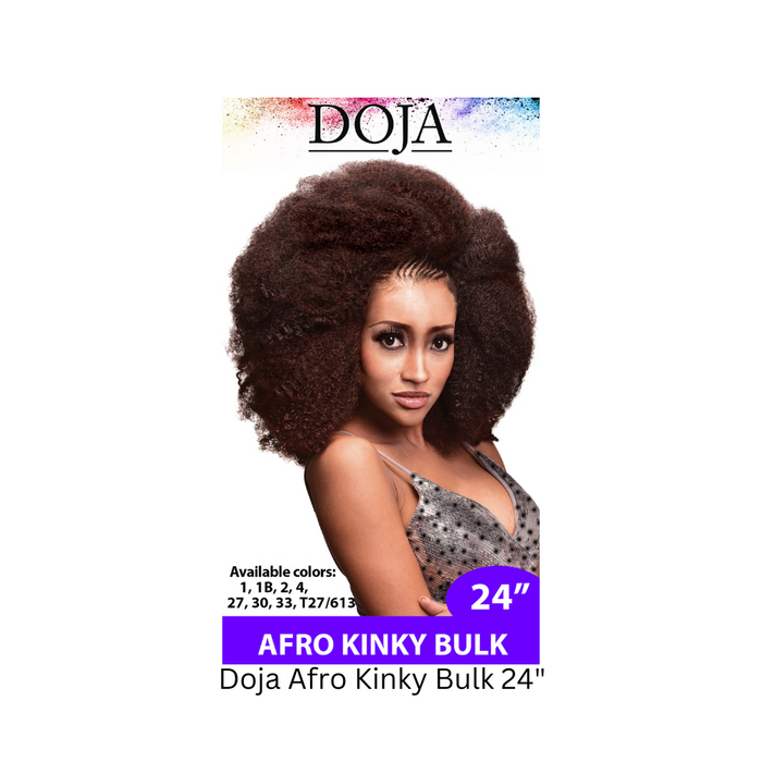 Doja Afro Kinky Crochet & Latch Hook Bulk 24" - Beauty and Hair Supply