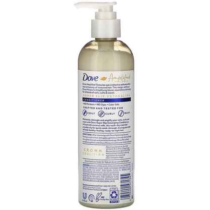 Dove Amplified Textures Detangling Conditioner 340ml-All-Beauty and hair supply