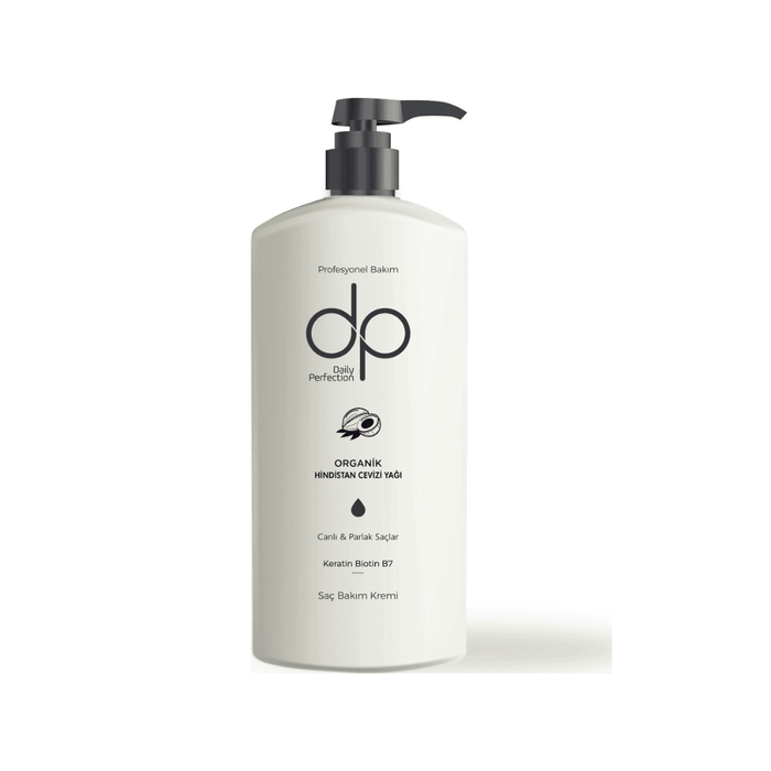 dp Organic Hindistan Cevizi Yagi Sac, Bakim Kremi 500ml - Beauty and Hair Supply