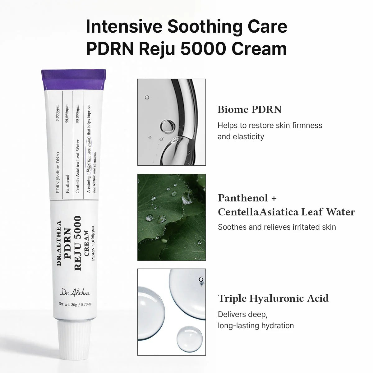 Dr Althea 1 Pdrn Rejuvenation 5000 Cream 20g-Face Cream-Beauty and hair supply