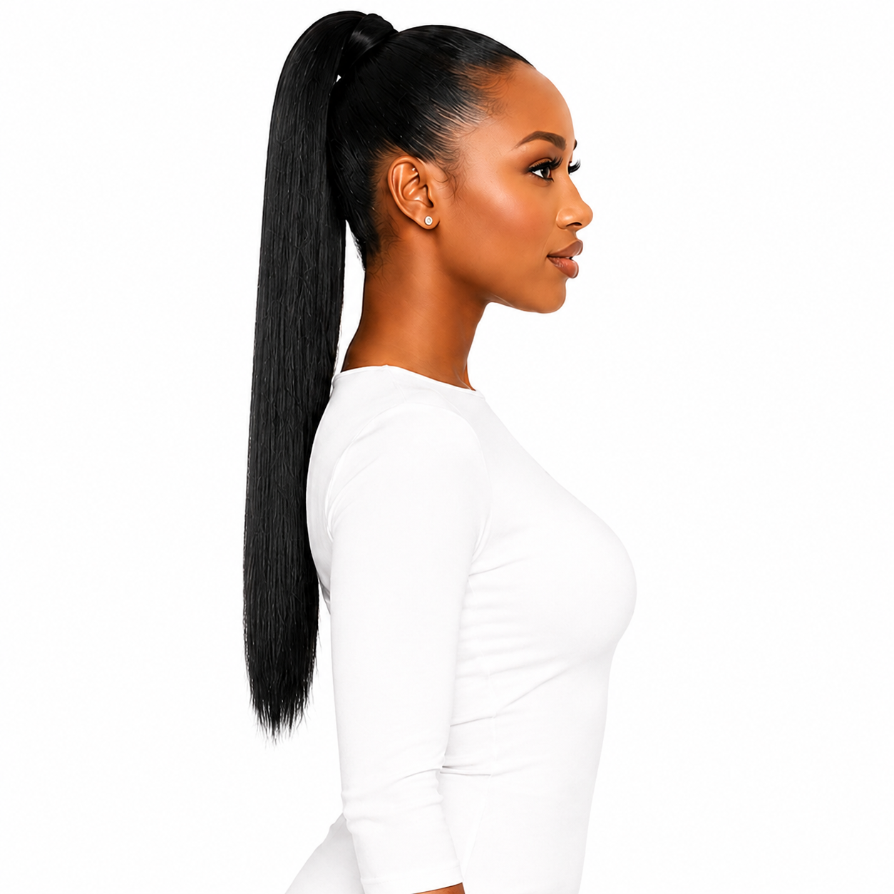 Kuknus Synthetic English Girl Ponytail 22"