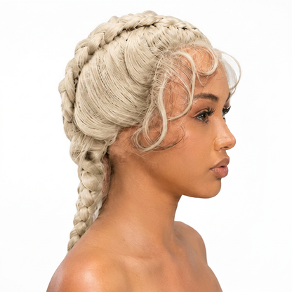 Kuknus Poonam - Synthetic Braids Lace Front Wig