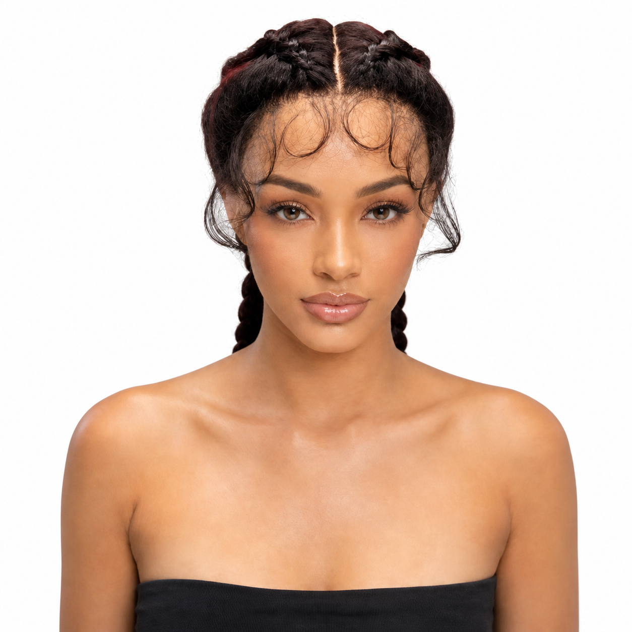 Kuknus Poonam - Synthetic Braids Lace Front Wig