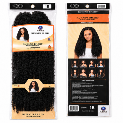 Kuknus Style Marley Braid Bulk Synthetic Braiding Hair 20