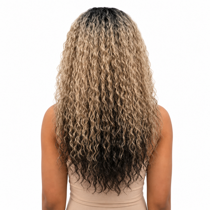 Kuknus HH Deep Wave - Synthetic Lace Front Wig
