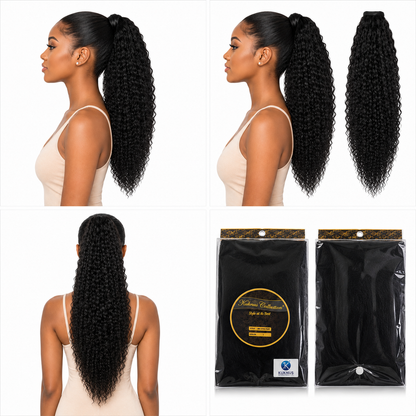 Kuknus Ponytail Style Big Afro Puff