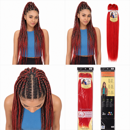 Kuknus Braids 2x Value Pack Pre-Stretched 26"